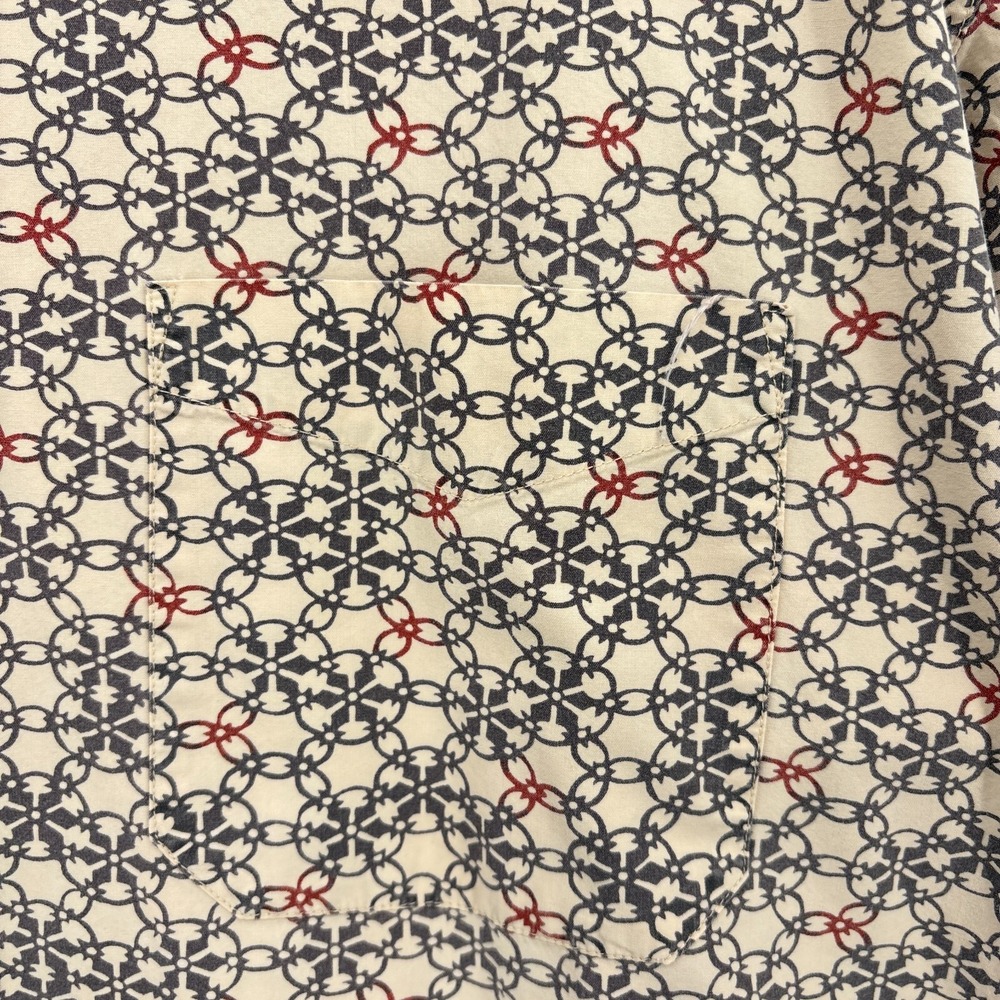 Territory Ahead Shirt Mens XL Button Down Cowboy Western Barbed Wire Pattern VTG - Picture 2 of 11